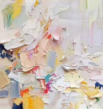 Abstract oil painting